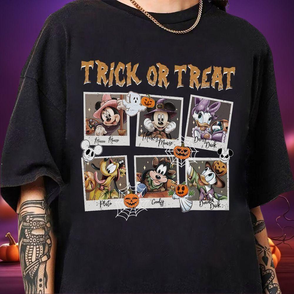 Retro Mickey Halloween Trick Or Treat Vuitino Apparel